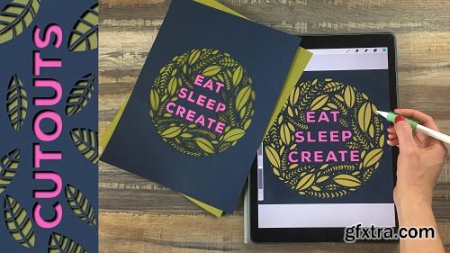 Create Paper Cuttings on Your iPad in Procreate + Digital, Hand Cut, and Cricut Machine Cutting