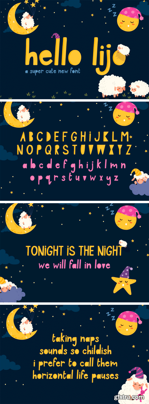 Fontbundles - Hello Lijo Font 135105