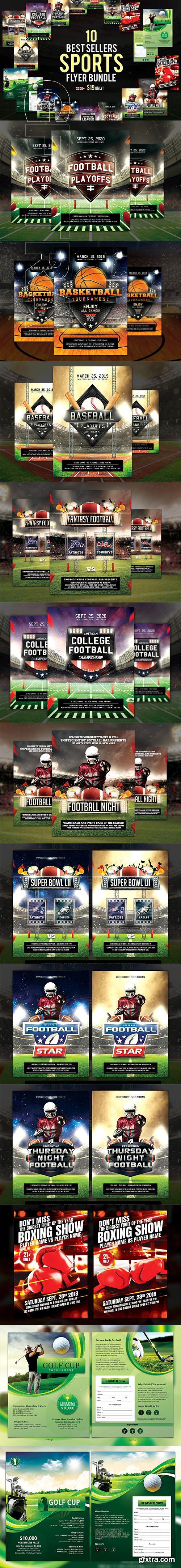 CreativeMarket - 10 Best Sellers Sports Flyer Bundle 3152664 CreativeMarket - 10 Best Sellers Sports Flyer Bundle 3152664
