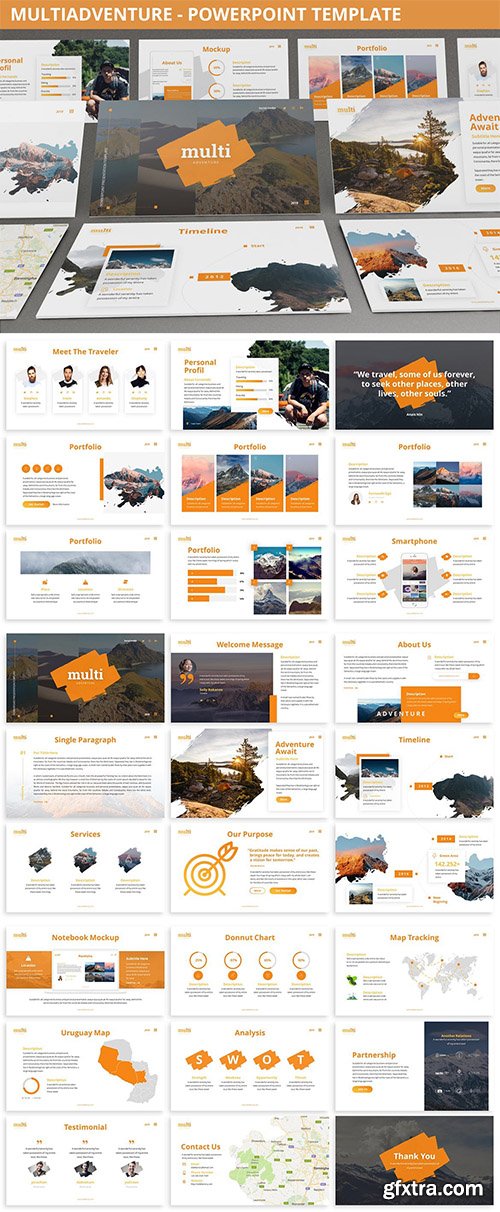 MultiAdventure - Powerpoint Template