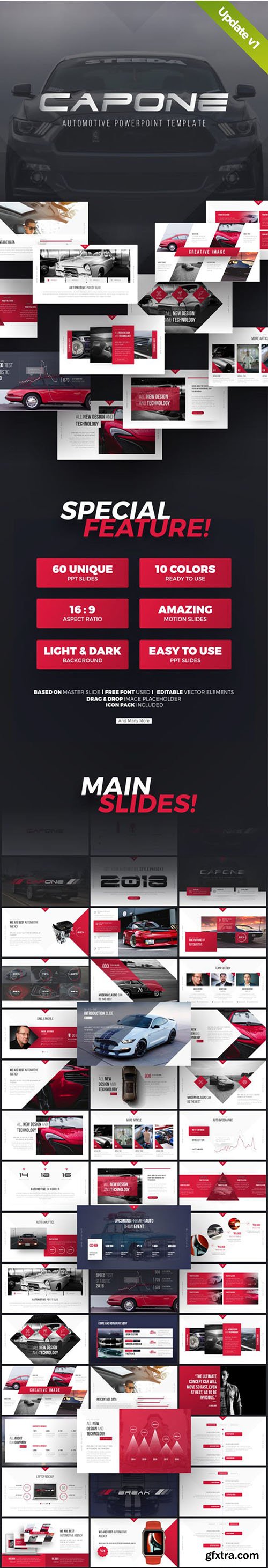 Capone Automotive PowerPoint Template 21620470 Capone Automotive PowerPoint Template 21620470