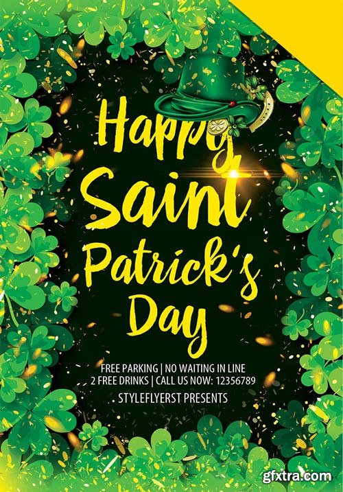 St. Patrick’s Day Flyer V2 2019 PSD Template