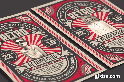 Retro Music Show Flyer