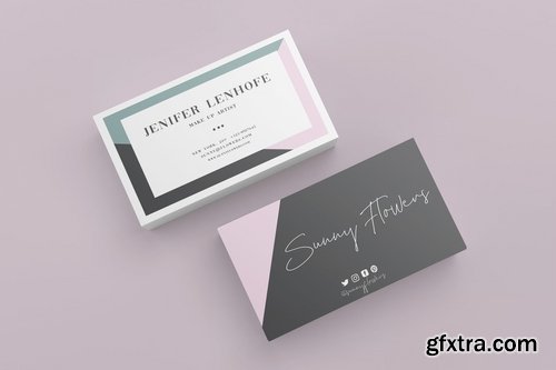 Sunny Minimal Business Card