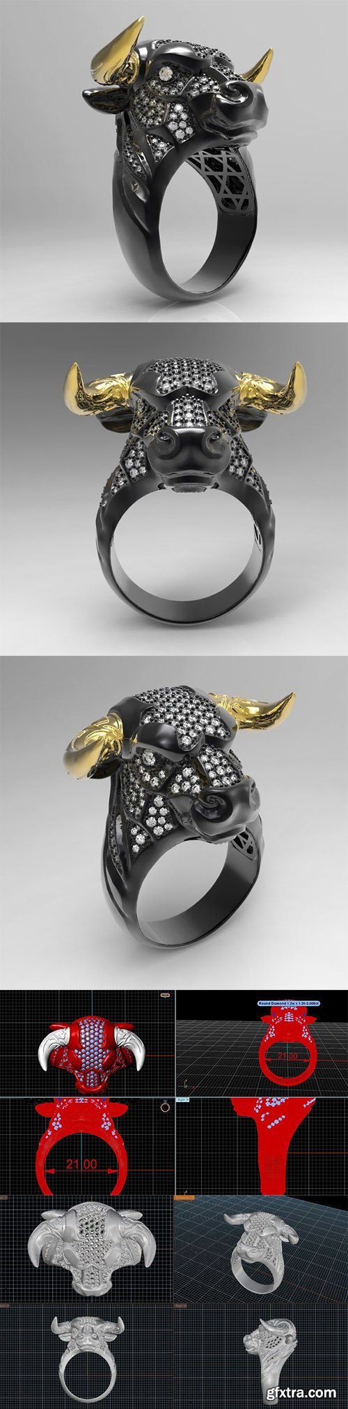 Cgtrader - Ring 3D print model Cgtrader - Ring 3D print model