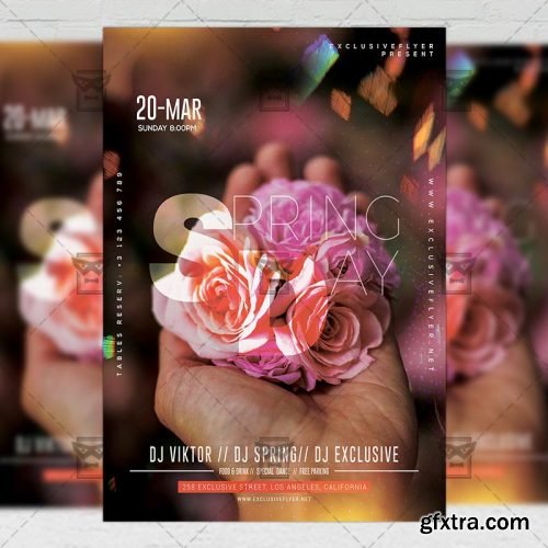 Spring Day Flyer - Seasonal A5 Template Spring Day Flyer - Seasonal A5 Template