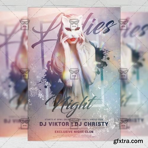 Ladies Club Night Flyer - Club A5 Template Ladies Club Night Flyer - Club A5 Template