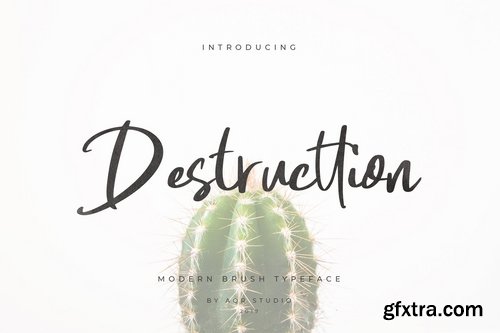 Destructtion Script Font