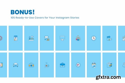 105 Instagram Highlight Icons Ocean Series