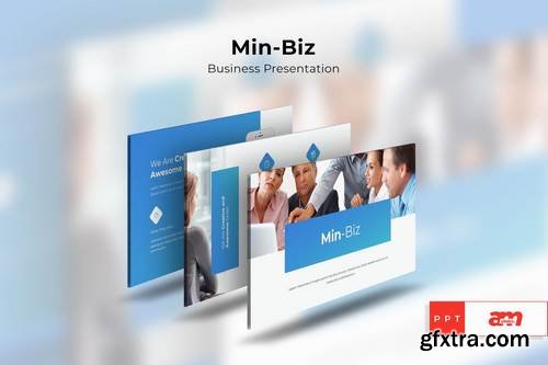 Min-Biz Business - Powerpoint, Keynote, Google Sliders Templates
