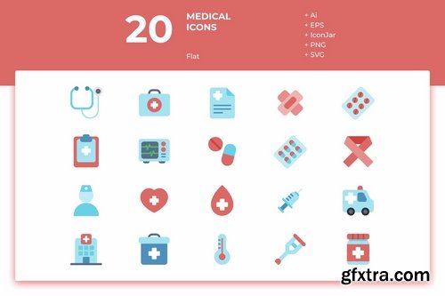 Medical Icons (Solid, Line, Lineal Color, Flat)