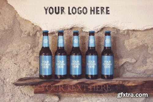 Cave Wall Beer Mock up