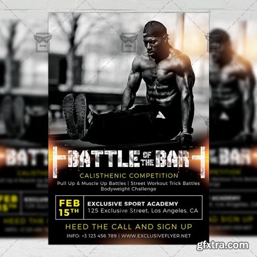Battle of the Bars Flyer - Sport A5 Template Battle of the Bars Flyer - Sport A5 Template
