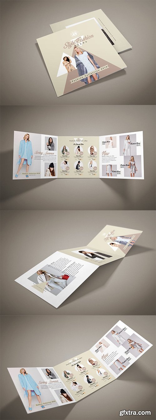 Fashion Square Trifold Brochure Fashion Square Trifold Brochure