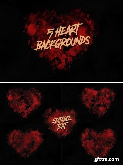 Dark Grunge Hearts
