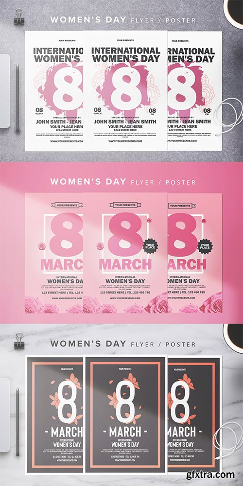 International Women's Day Flyers International Women's Day Flyers