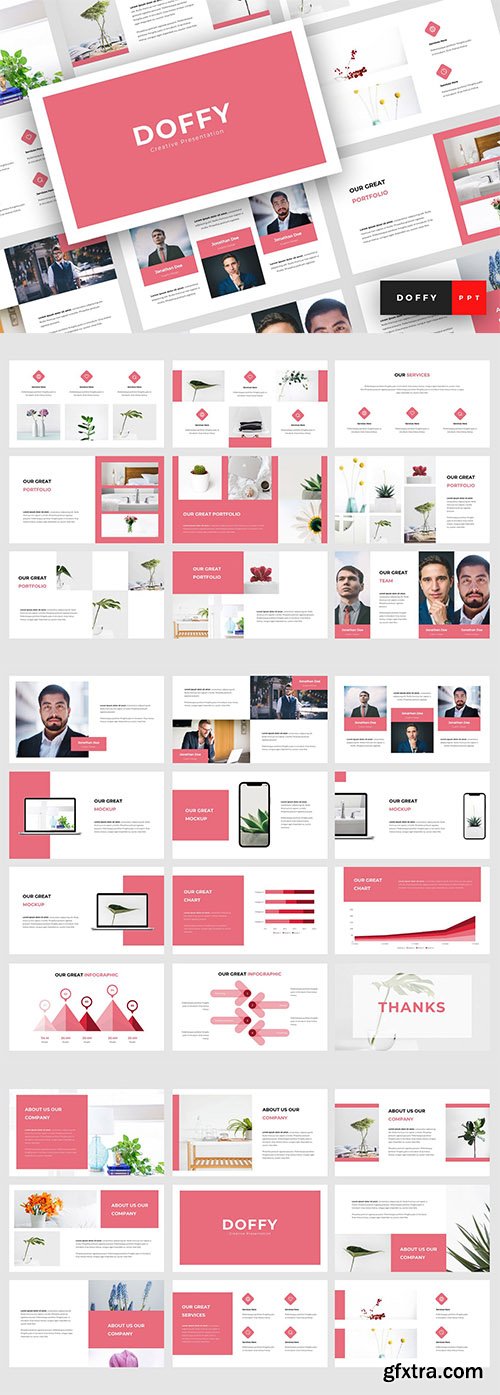 Doffy - Creative Powerpoint, Keynote and Google Slides Templates