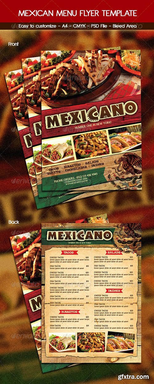Mexican Food Menu 6248871 Mexican Food Menu 6248871