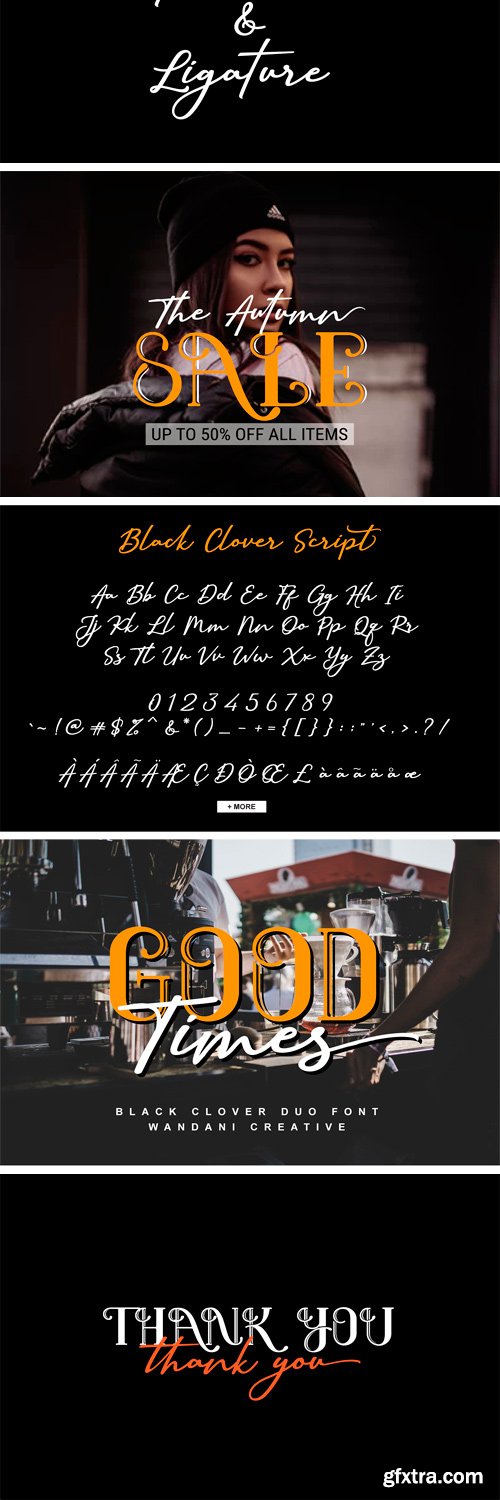 CM - Black Clover | Duo Font 3518109