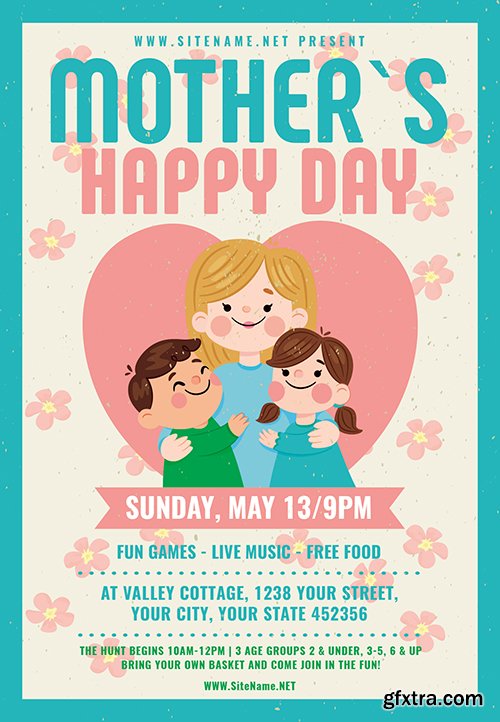 Mothers Day Brunch Flyer - Psd Template Mothers Day Brunch Flyer - Psd Template