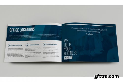 12 Page Landscape Corporate Brochure