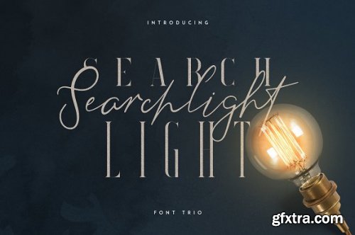CreativeMarket - Searchlight - font trio 3495684