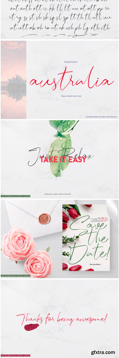 Australia Script Font