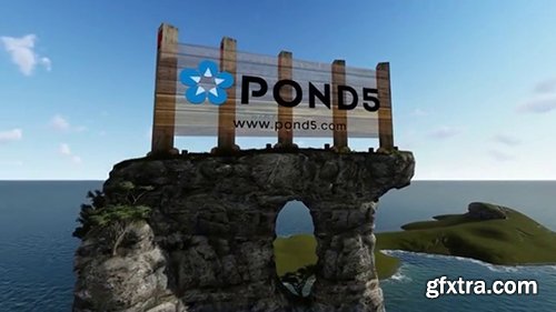 Pond5 - Billboard Sign Along Mountain 103135444