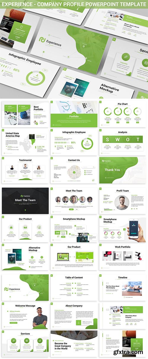 Experience - Company Profile Powerpoint Template