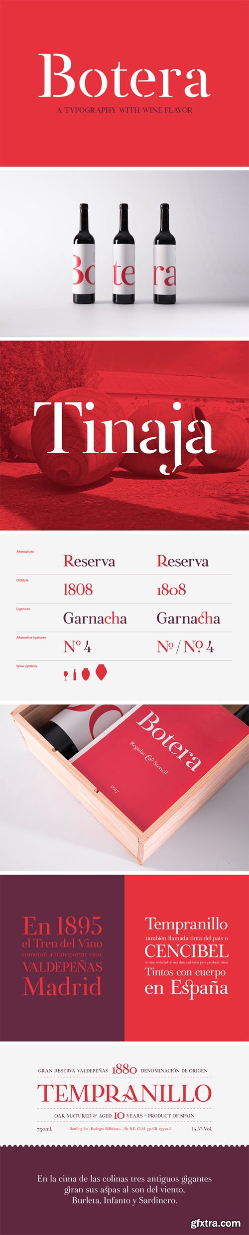 Botera Stencil Font (2-Weights)