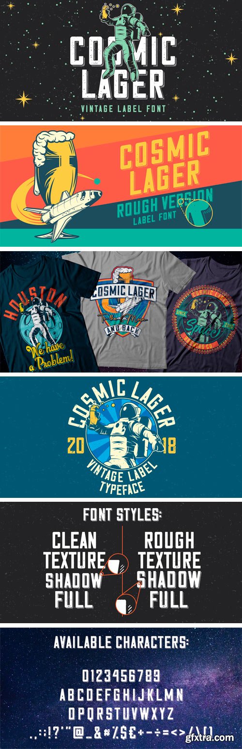 Cosmic Lager Font Family