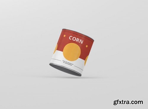 Food Tin Can Mockup Medium Size