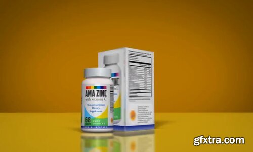 Videohive - 3D Medicine Box And Bottle - 4135865
