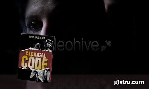 Videohive - 3d Book on Reflecting Floor with Flipping Pages - 4307578