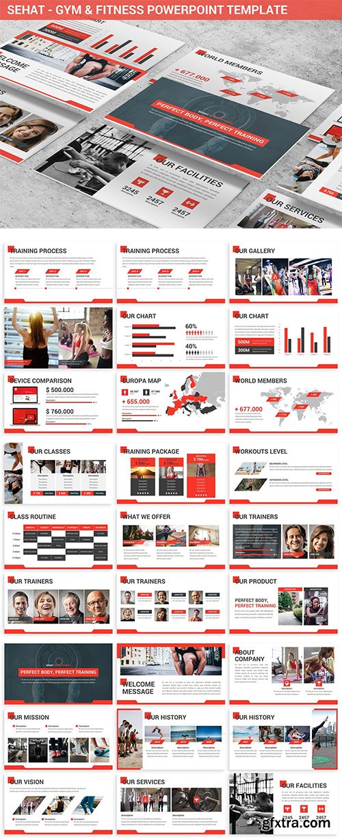 Sehat - Strong Powerpoint Template Sehat - Strong Powerpoint Template