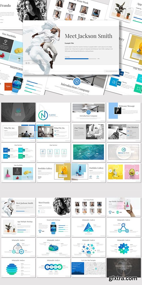 Native - PowerPoint, Keynote and Google Slides Template