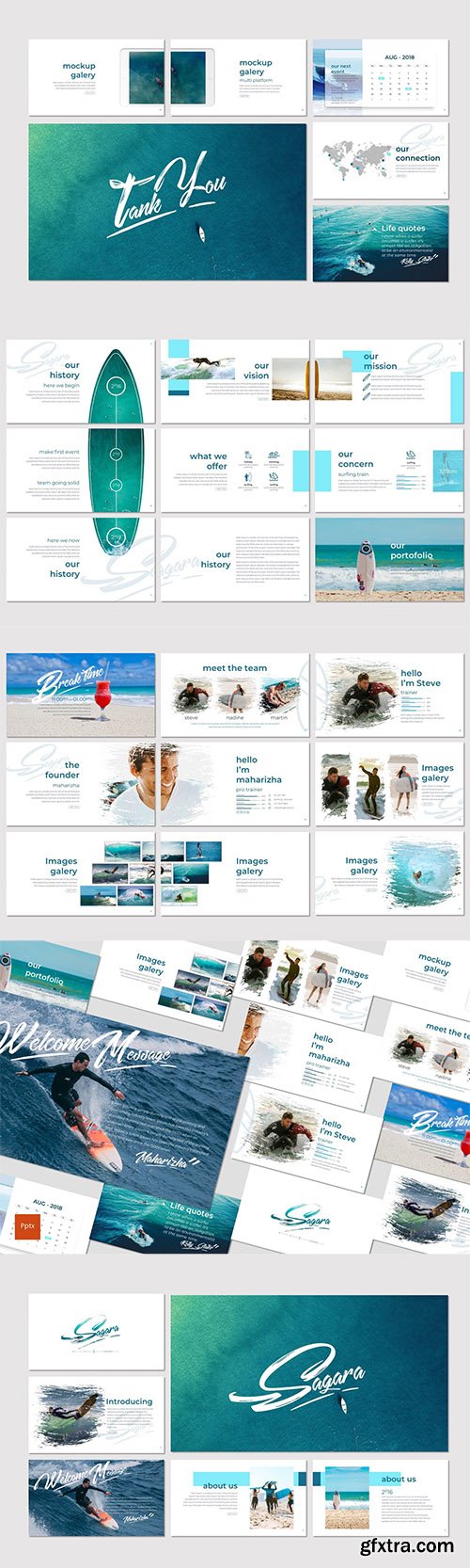 Sagara - PowerPoint, Keynote and Google Slides Template