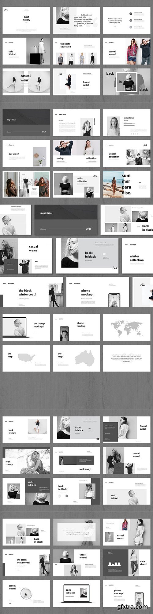 Miposhka - Powerpoint and Keynote Template