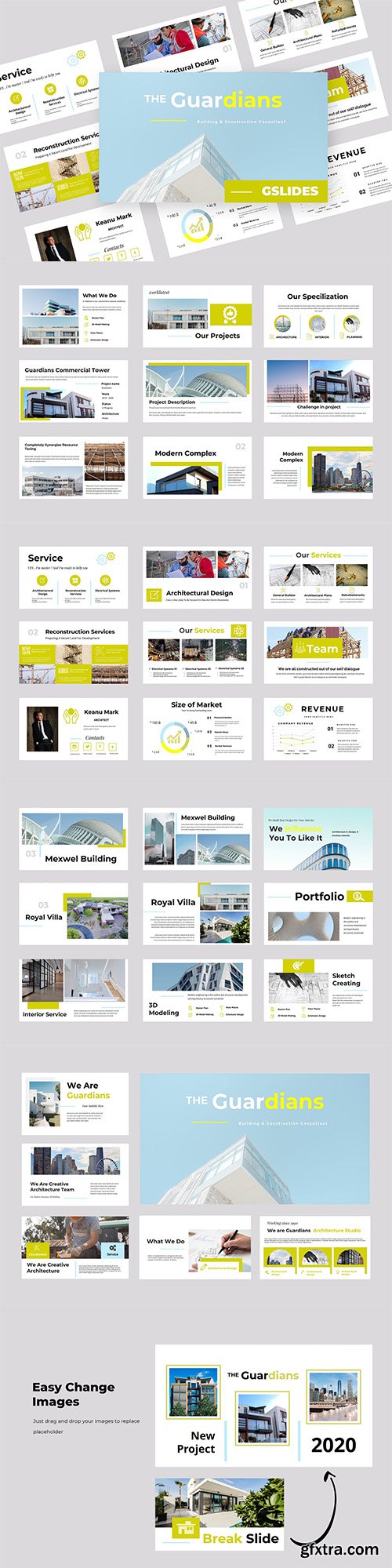 Guardian - Architecture PowerPoint, Keynote and Google Slides Template