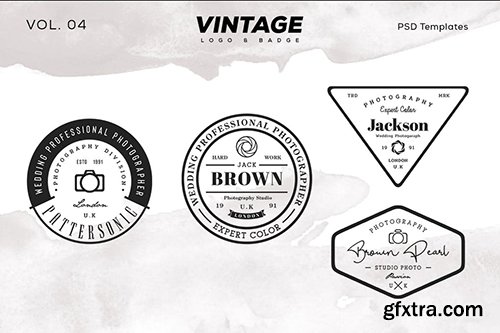 Vintage Logo & Badge Vol. 4