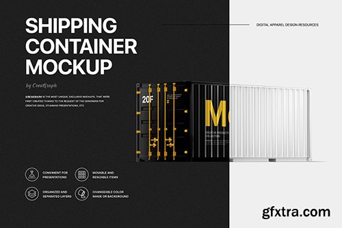 Shipping Container Mockup Shipping Container Mockup