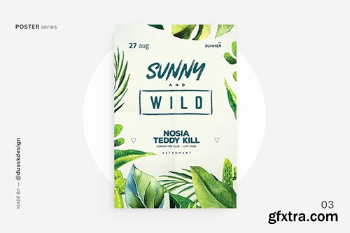 Tropical Party Poster