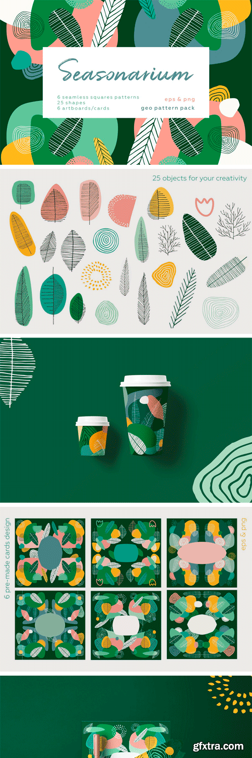 CM - Seasonarium. Abstract Botanical Set. 2930657