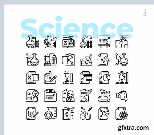 30 Science Icons