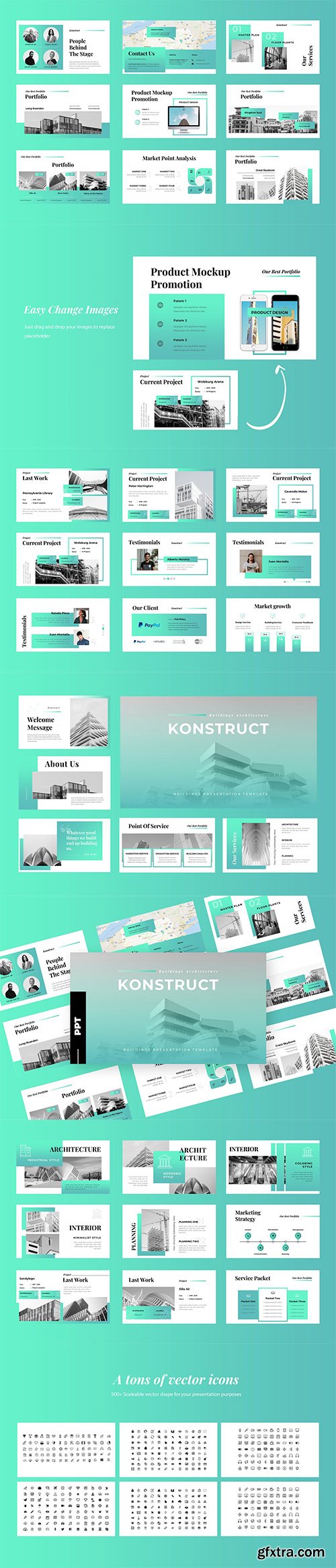 Konstruct - Architecture PowerPoint, Keynote and Google Slides Template