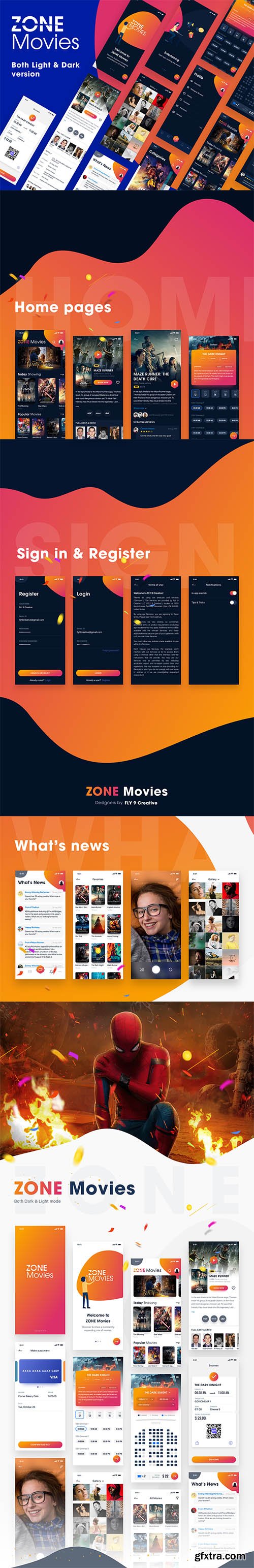 NEW - ZONE Movies - Both Dark & Light Version