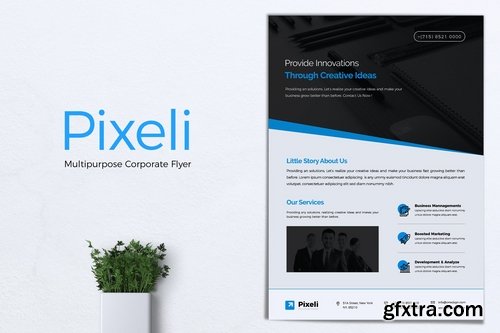 PIXELI Corporate Business Flyer