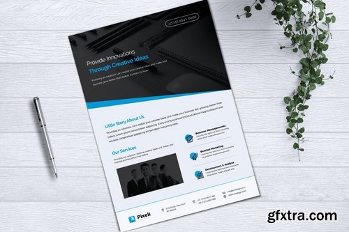 PIXELI Corporate Business Flyer