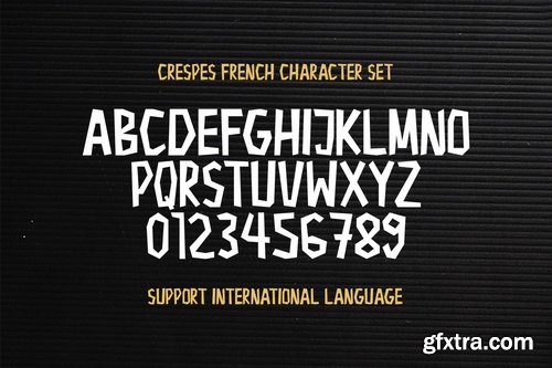CM - Crepes - The Cute Display Font 3590087