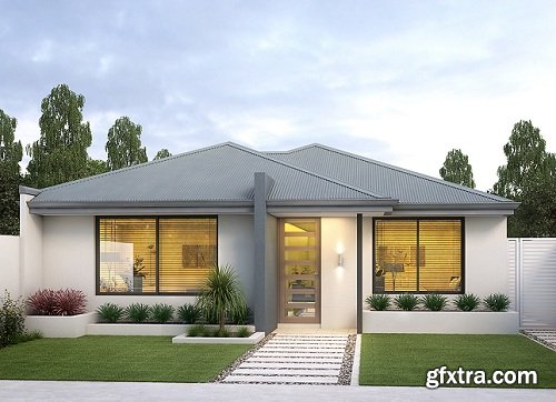 Residential House Exterior Scene 29